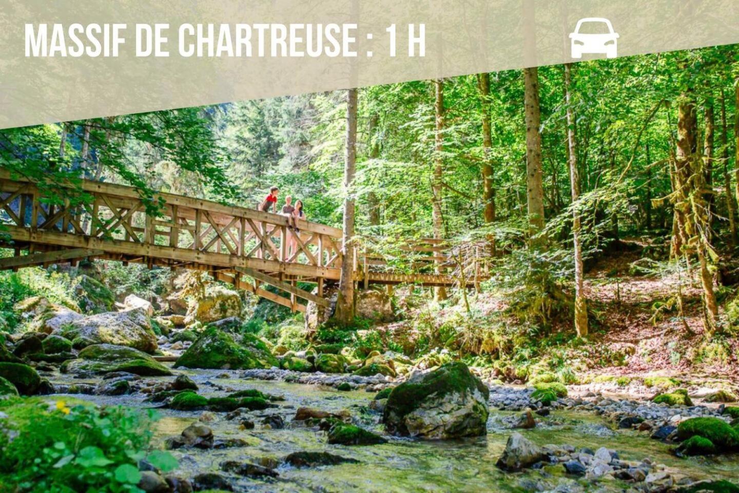Les Cantinieres - Bourgoin Jallieu - Jardin Prive Ruy-Montceau Экстерьер фото